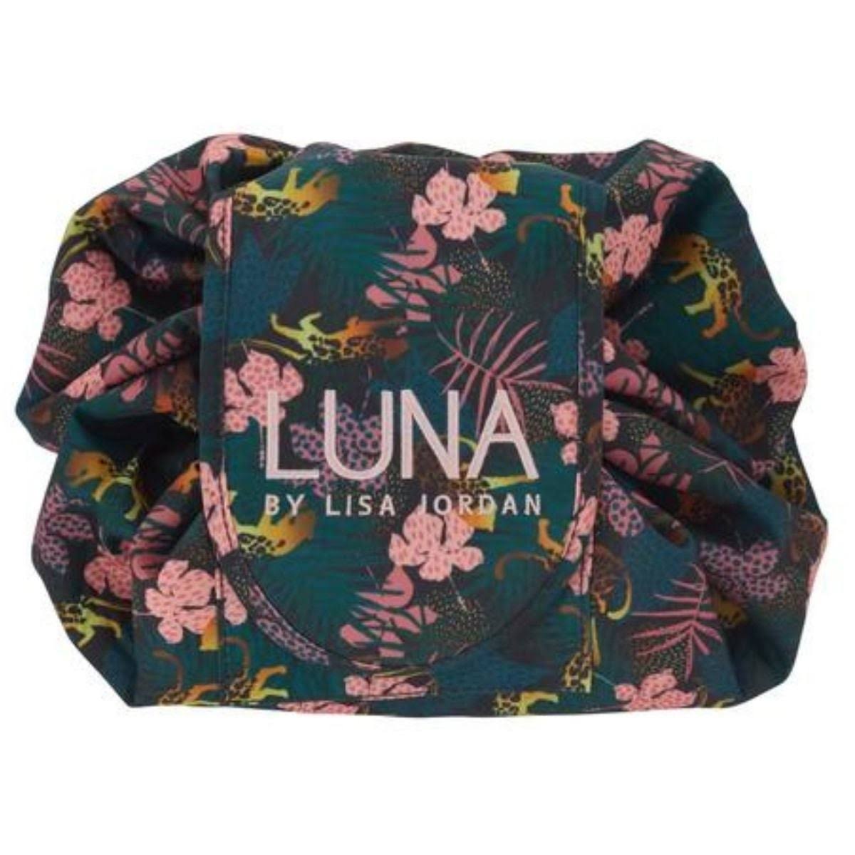 Luna By Lisa Beauty Bag - Floral Leopard