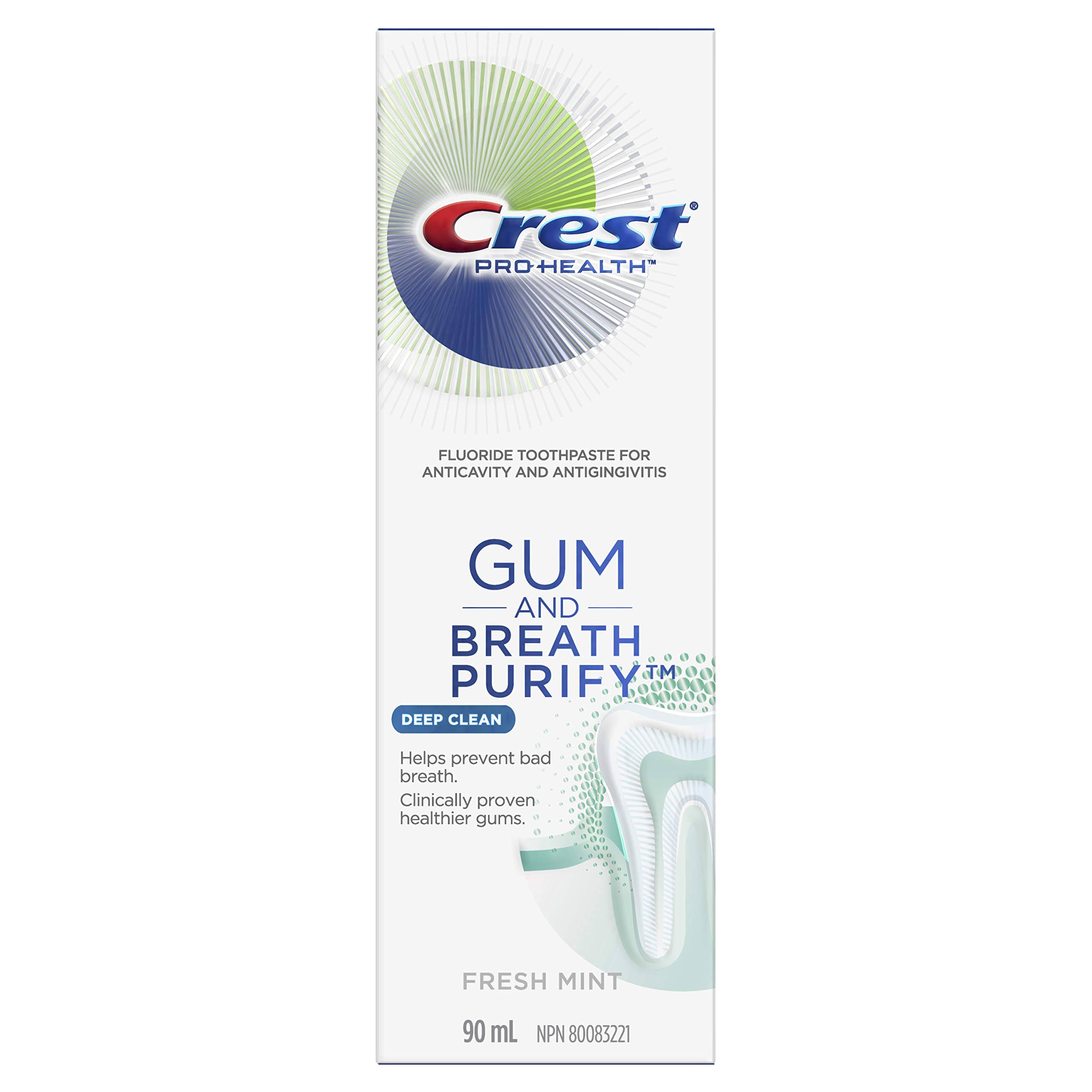 Crest Pro-Health Gum & Breath Purify Deep Clean Toothpaste