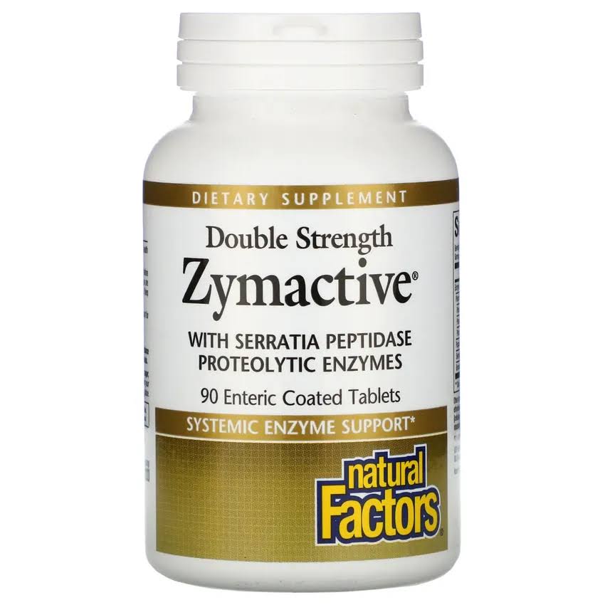Natural Factors Zymactive Double Strength Supplement Tablets - 90ct