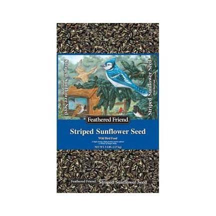 Feathered Friend Grey Striped Sunflower Seed 5 Pound