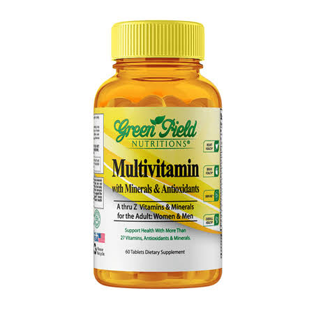 Greenfield Nutritions Multivitamin with Minerals and Antioxidants Tablets - x60
