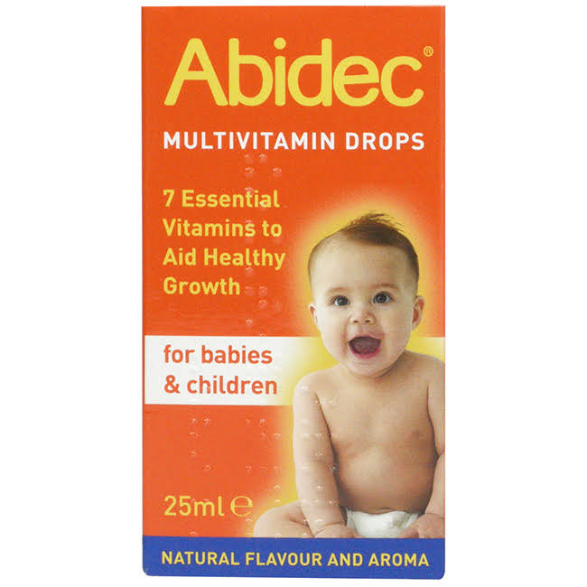 Abidec Multivitamin Drops for Babies and Children - 25ml