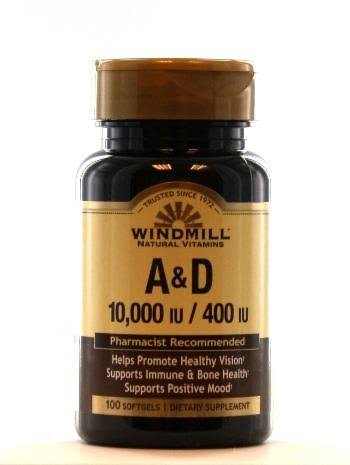 Windmill Vitamin A & D Dietary Supplement - 100ct