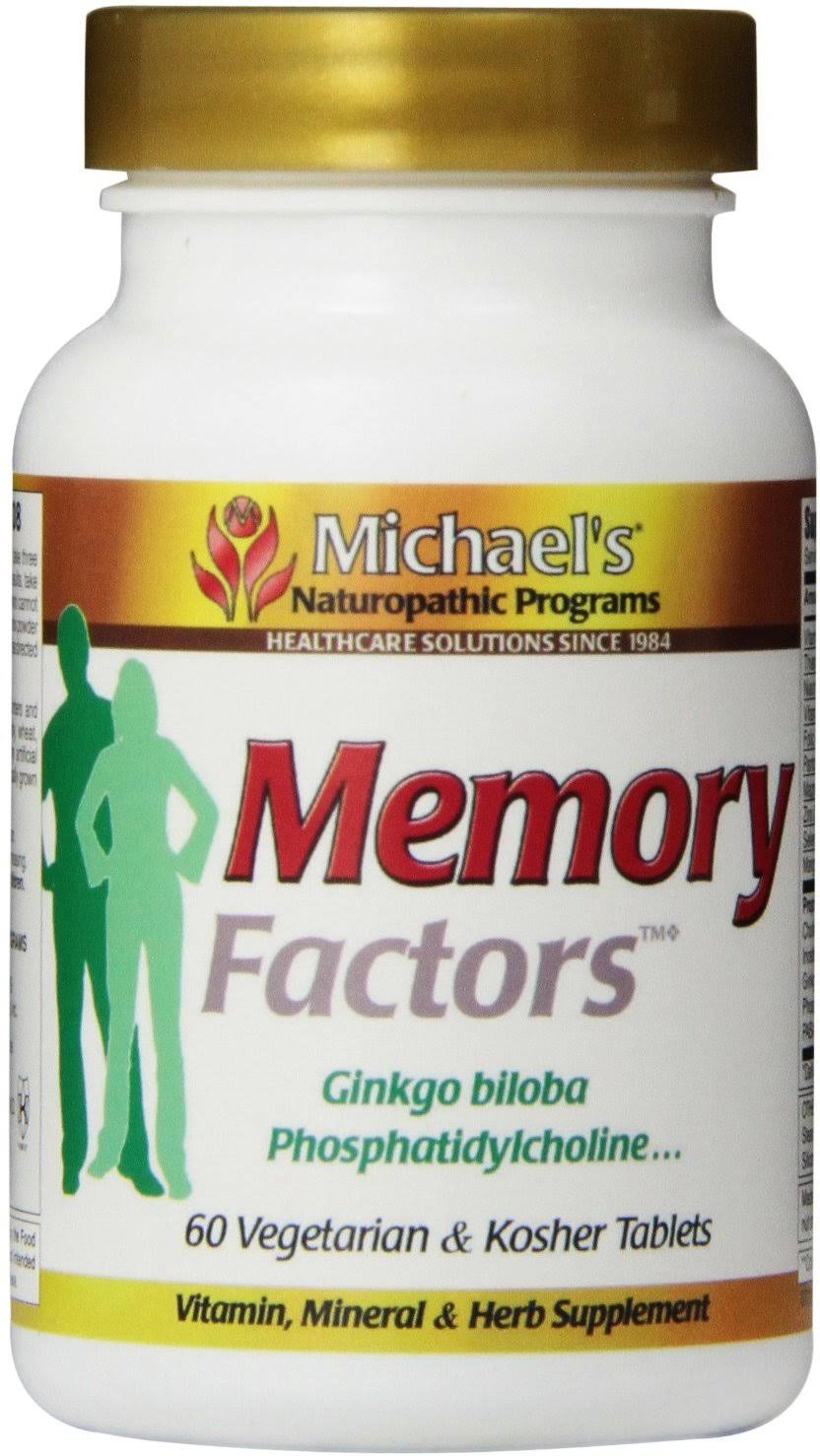Memory Factors Michael's Naturopathic Vitamin Mineral and Herb Supplement - 60ct