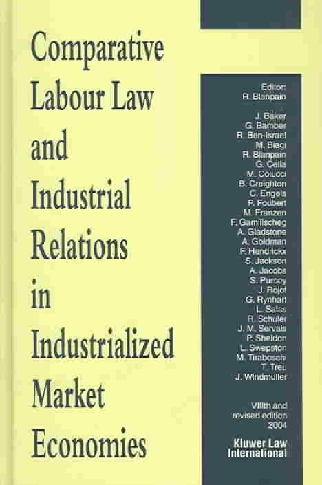 Image result for Comparative Labour Law and Industrial Relations in Industrialized Market ...