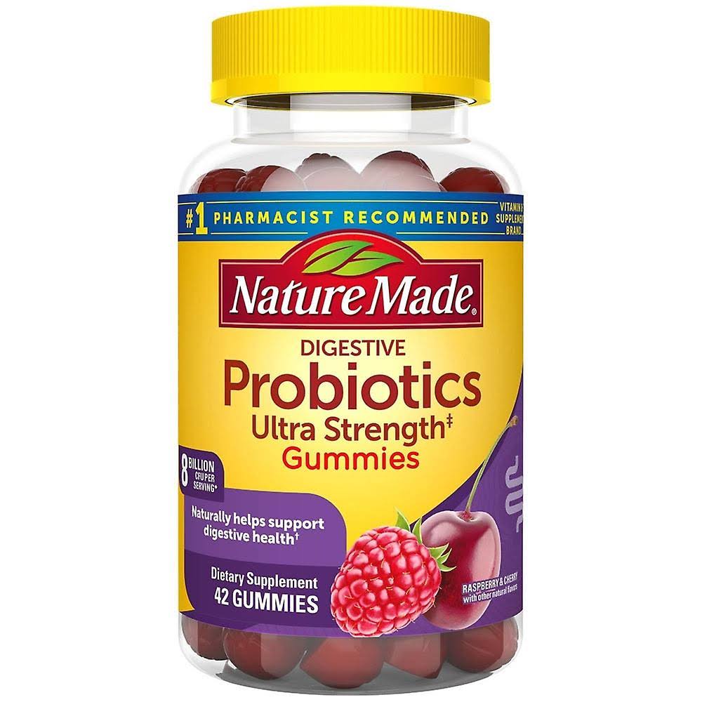 Nature Made Ultra Strength Probiotic Adult Gummies Supplements - 42ct