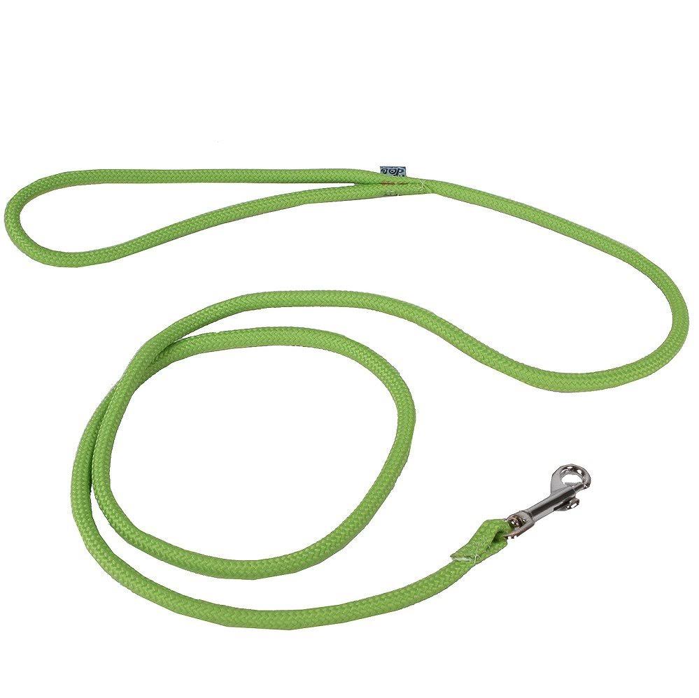 6 Foot 3/4" Spring Green Braided Rope Dog Training Leash
