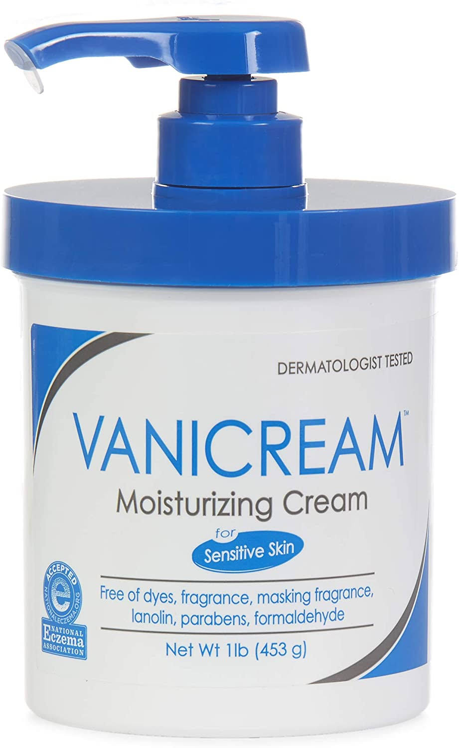 Vanicream Moisturising Skin Cream - 1lb, 2pk