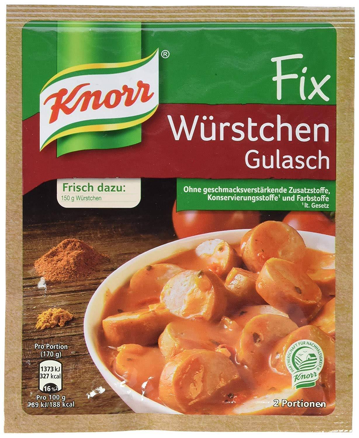Knorr Fix Sausage Goulash