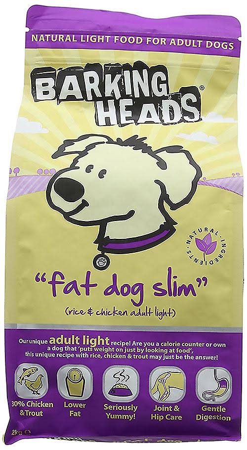 Barking Heads Fat Dog Slim Natural Adult Dog Food - Light Chicken & Trout
