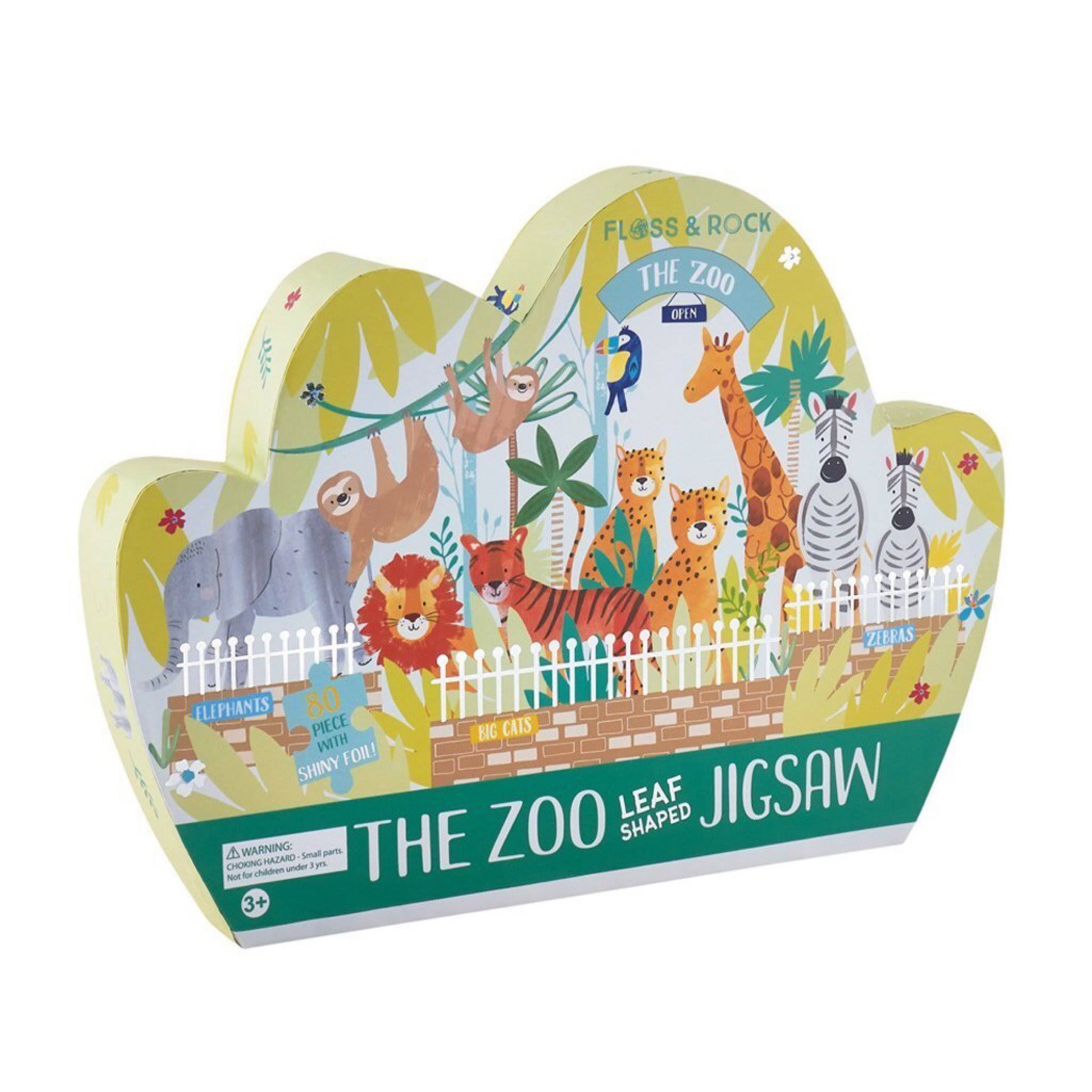 Good Neighbour | Floss & Rock The Zoo Leaf Jigsaw (80 Piece)
