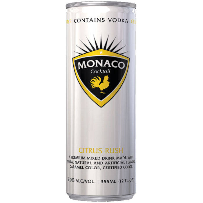 Monaco Cocktail, Citrus Rush - 355 ml