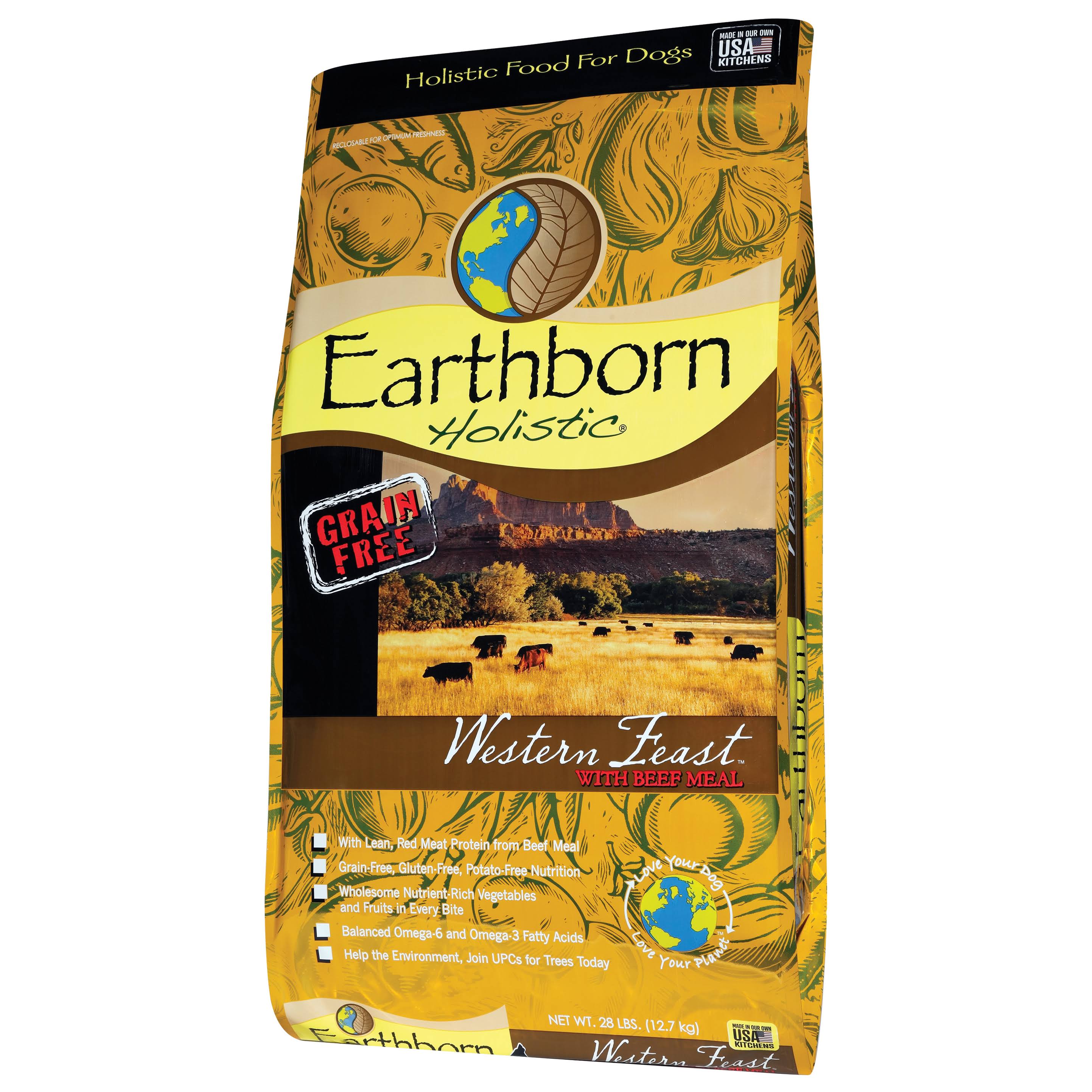 Earthborn Holistic 28 lbs Western Feast Dog Food
