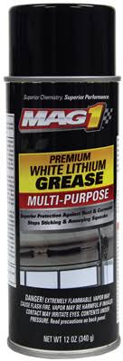 Lithium Grease, White, Mag 1, 12 oz., Warren, MAG10448