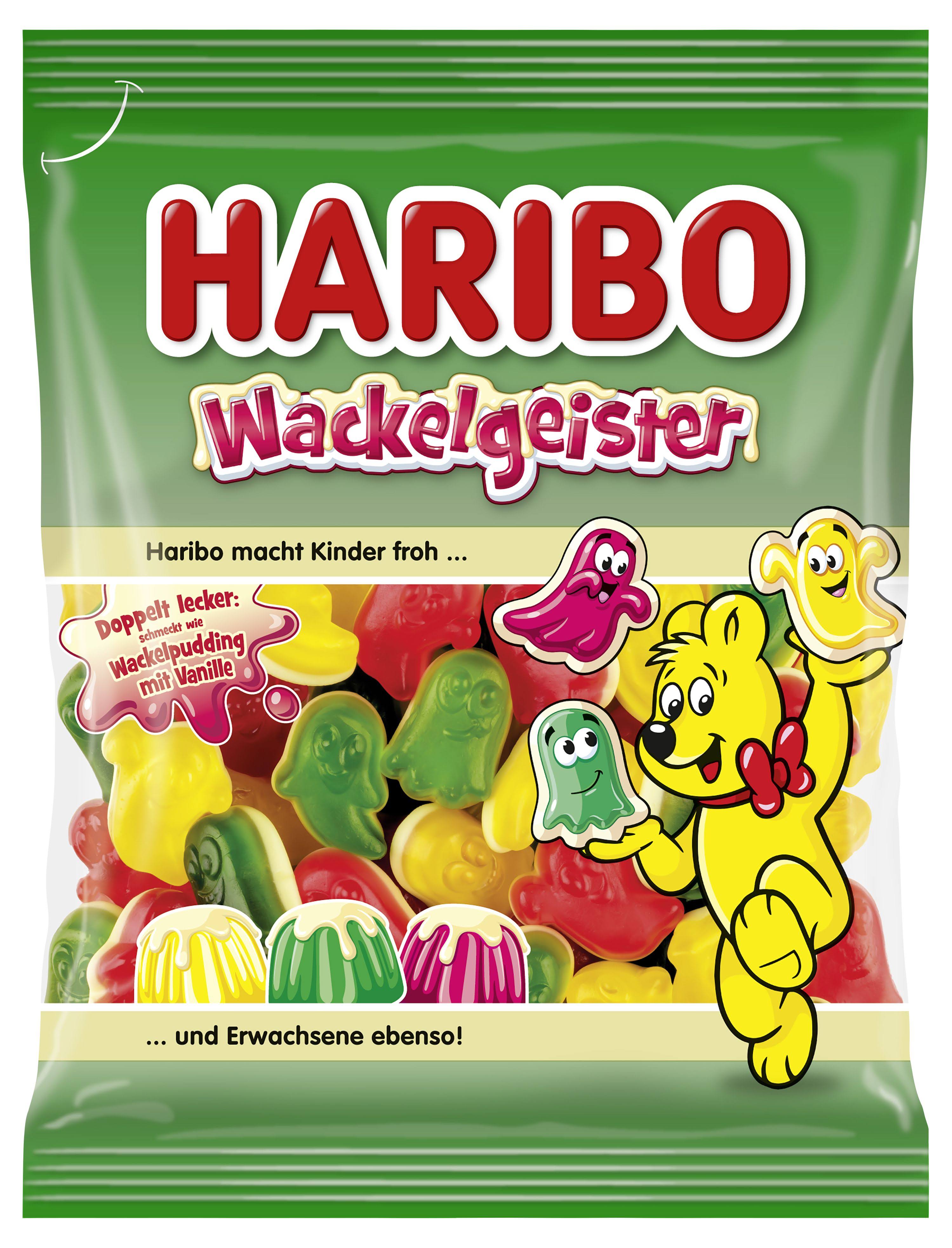 Haribo Wackelgeister Delicious Fruit Gums With Foam Sugar 160g
