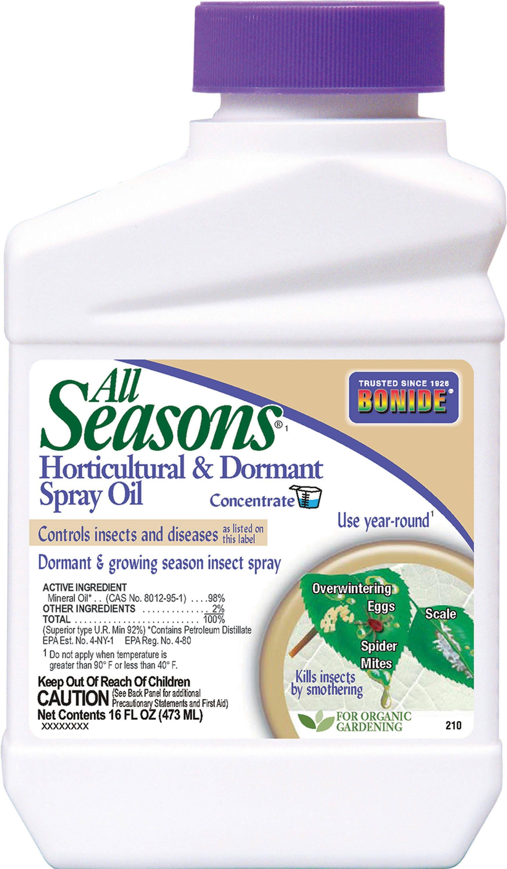 Bonide Products All Seasons Horticultural Spray Oil Concentrate - 16oz