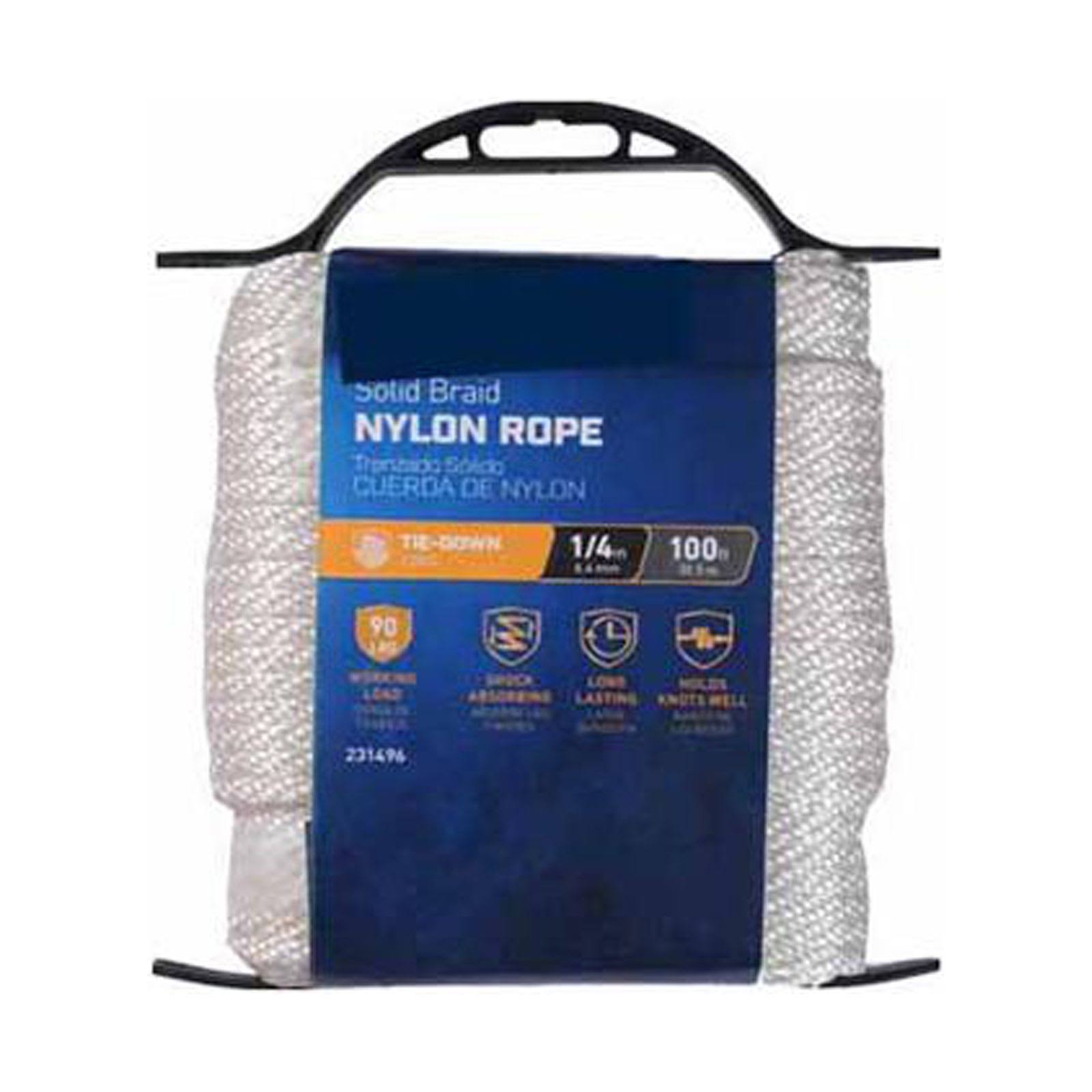 1/4"x100' White Nylon Rope