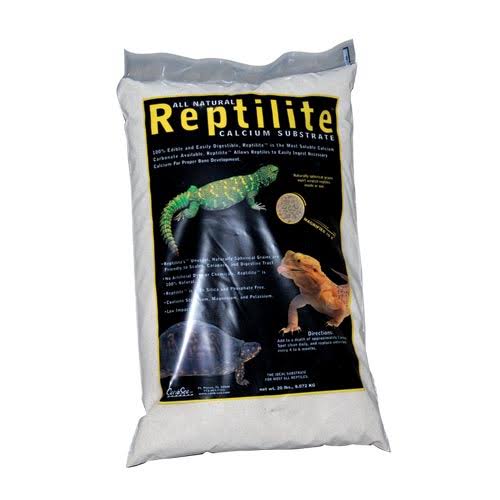 Blue Iguana Reptilite Calcium Substrate - Natural White - 20 lb