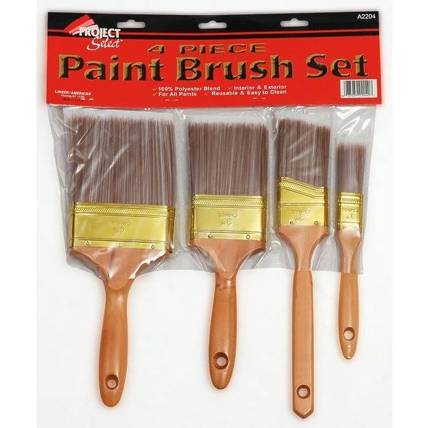 Linzer A2204 Paint Brush Set, 4-Piece
