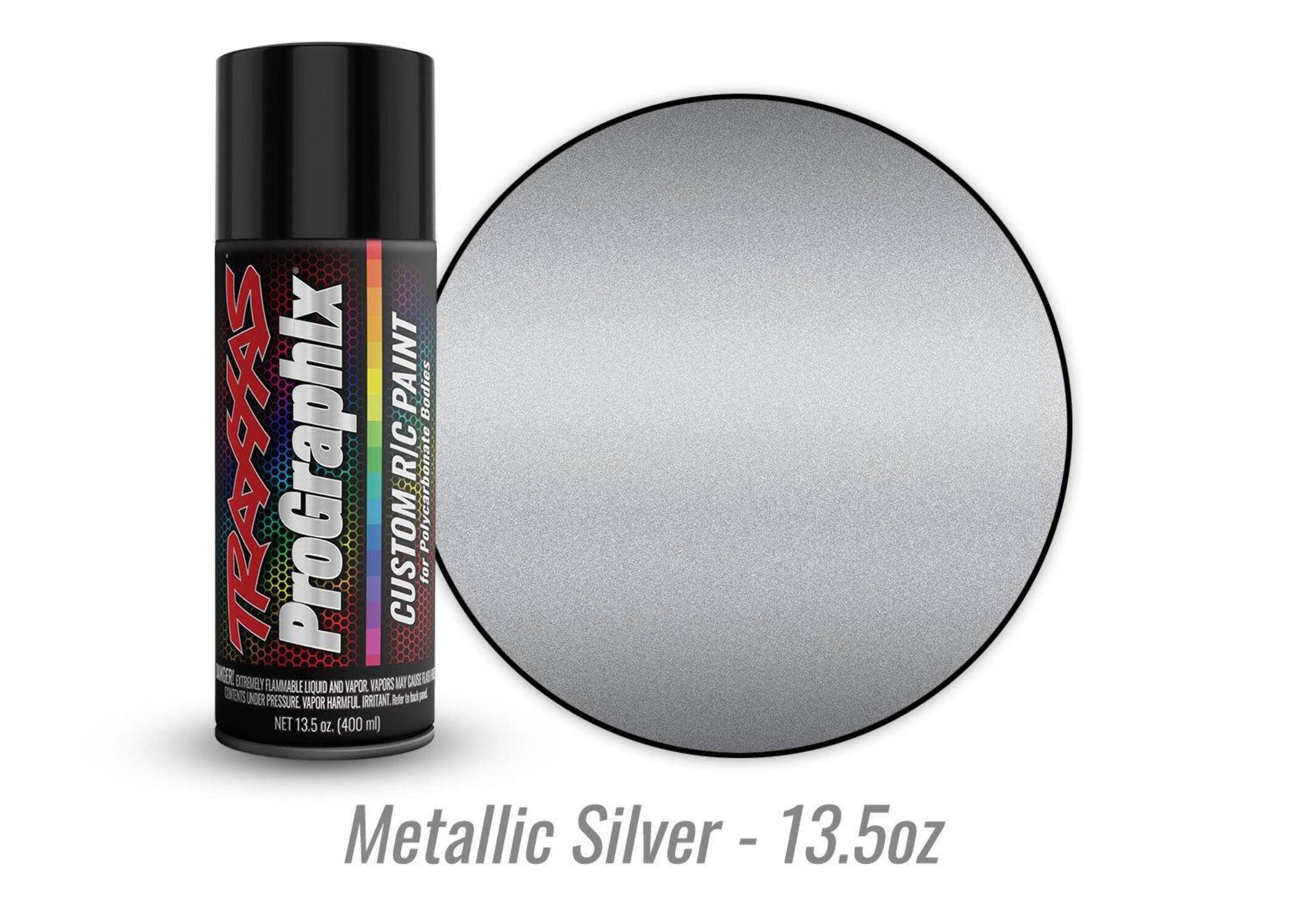 Traxxas TRX5073X Lexan Spray Metallic Silver