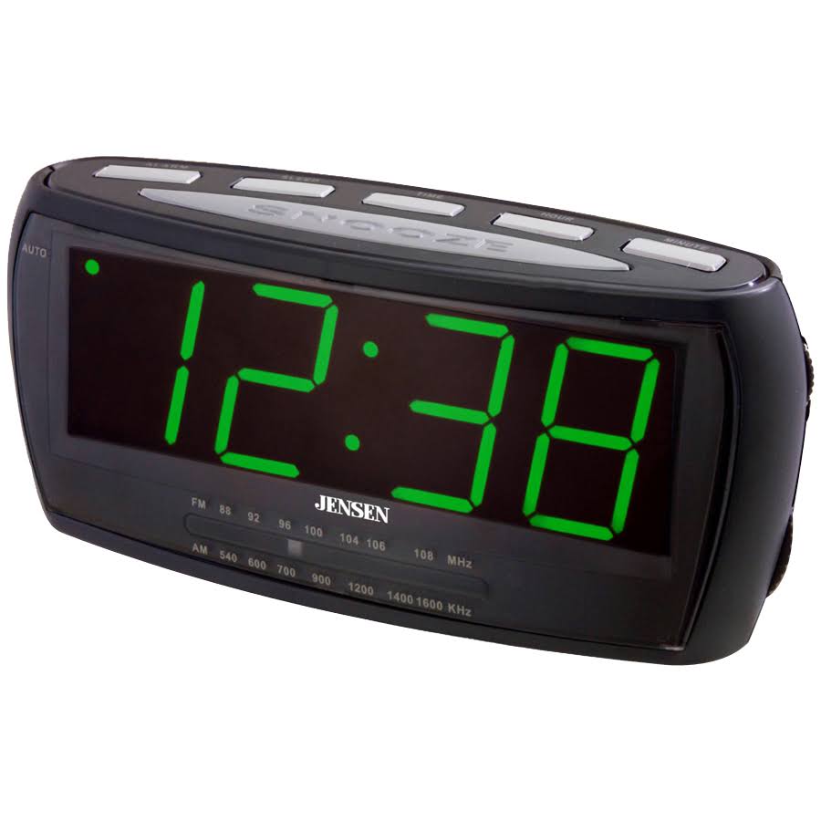 Jensen JCR-208 AM / FM Alarm Clock Radio
