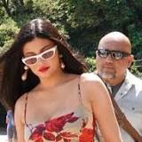 Kylie Jenner Wears Comfy Flats & Floral Bodycon Dress With Daughter Stormi in Italy
