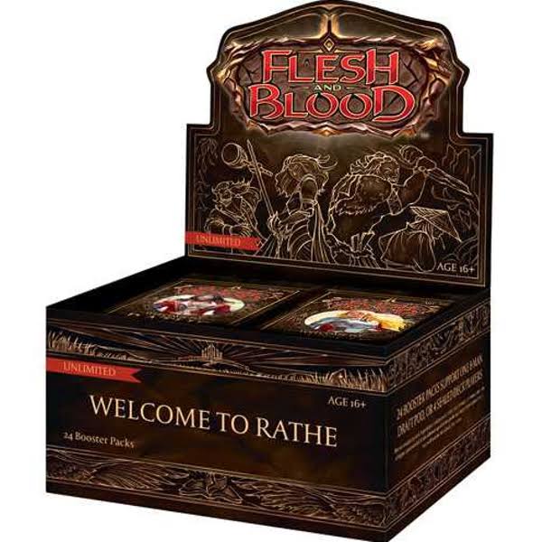 FLESH AND BLOOD TCG WELCOME TO RATHE UNLIMITED BOOSTER (PACK OF 24)