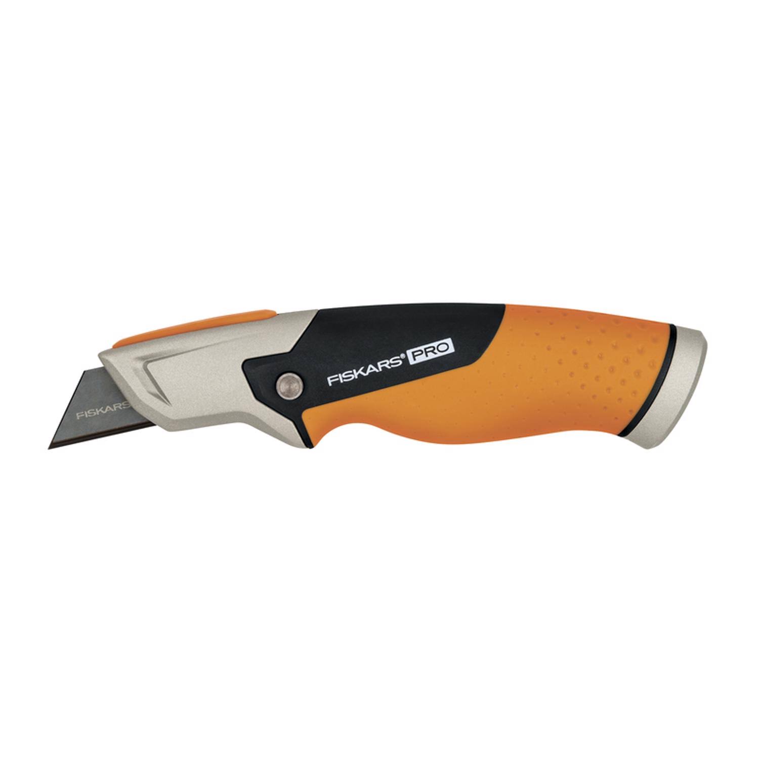 Fiskars 5 in. Pro Fixed Blade Utility Knife Orange 1 Pk