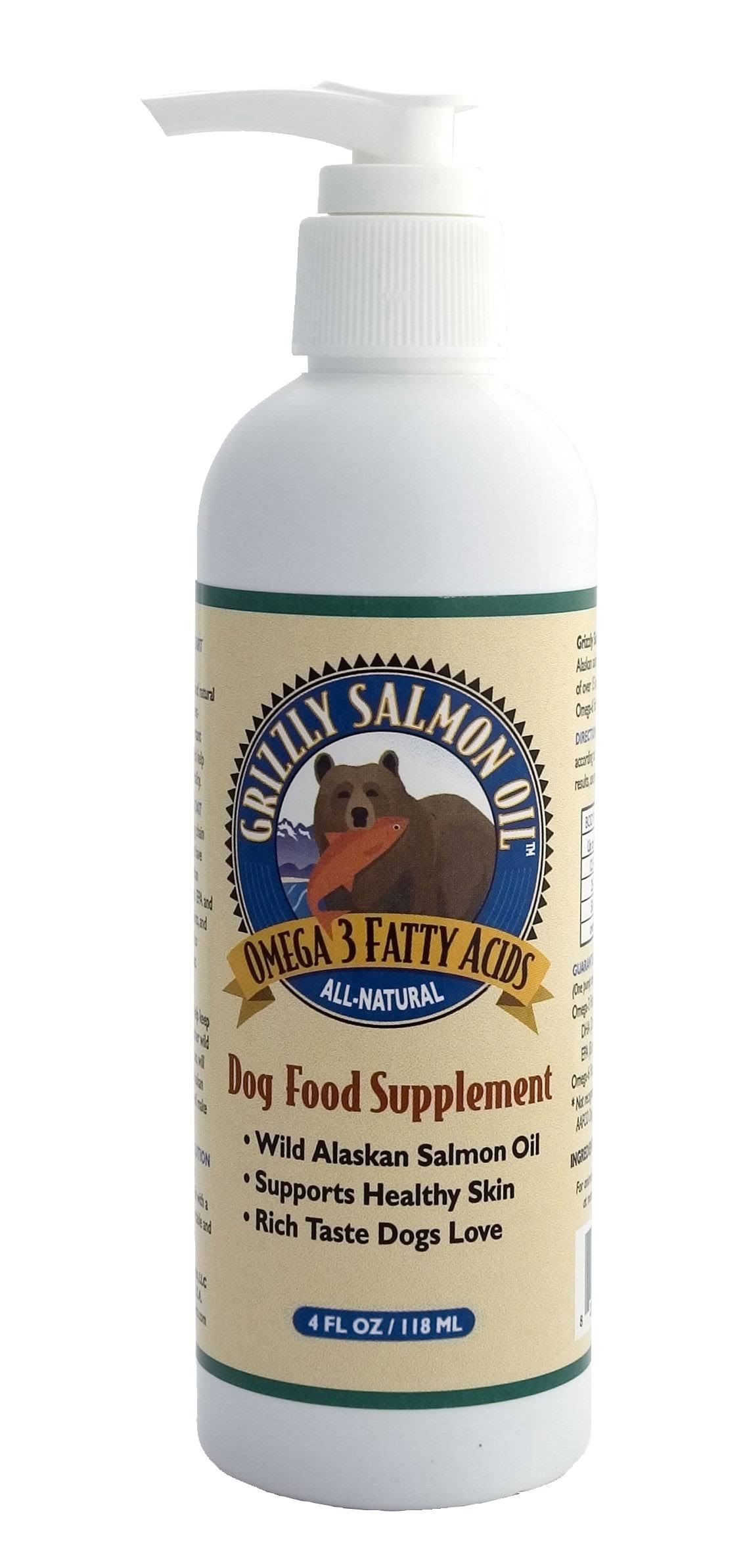 Grizzly Salmon Oil Dog Supplement - 118ml