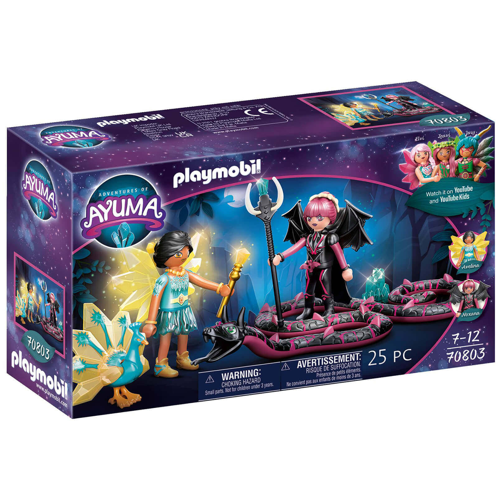 Playmobil - Crystal Fairy and Bat Fairy with Soul Animals