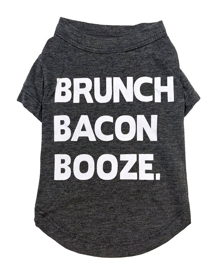 Fab Dog Brunch Bacon Booze T-Shirt