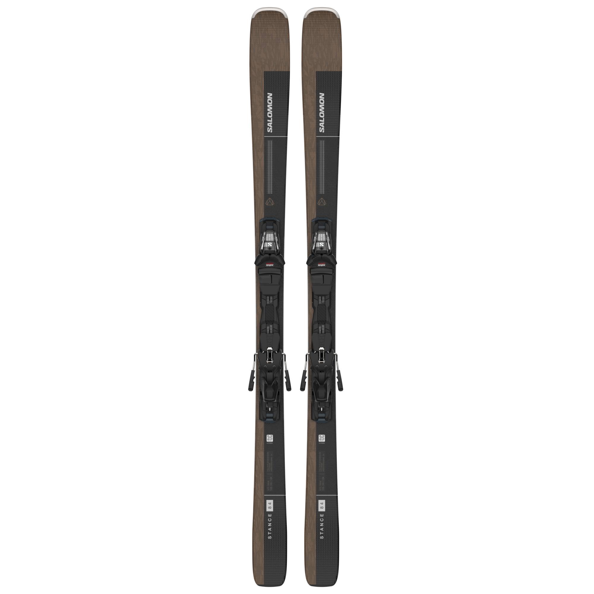 Salomon Stance 84+m12 GW Alpine Skis Brown 177