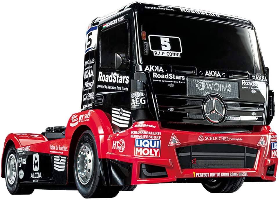 TAMIYA 1/14 Electric RC Car Series No.683 Mercedes-Benz Actros MP4 MB Motorsport (TT-01 Chassis TYPE-E) 58683
