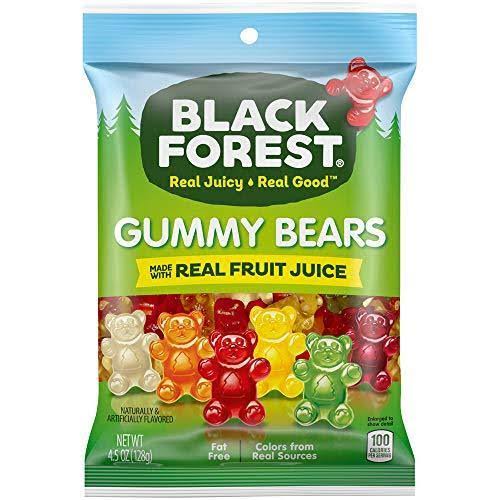 Black Forest Gummy Bears Candy, 4.5 Ounce, Pack of 12