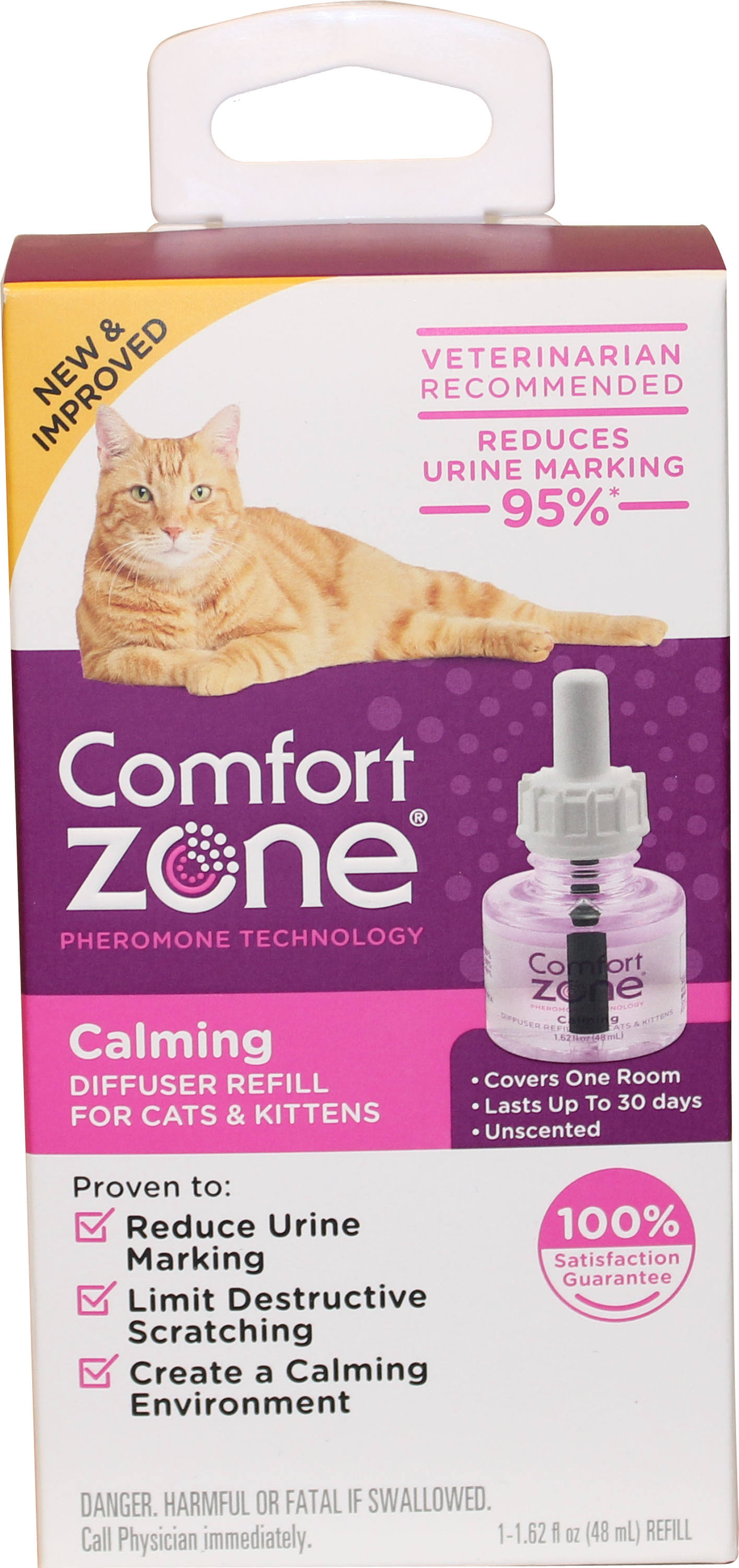 Comfort Zone Calming Diffuser Refill for Cats - 1.62 Oz