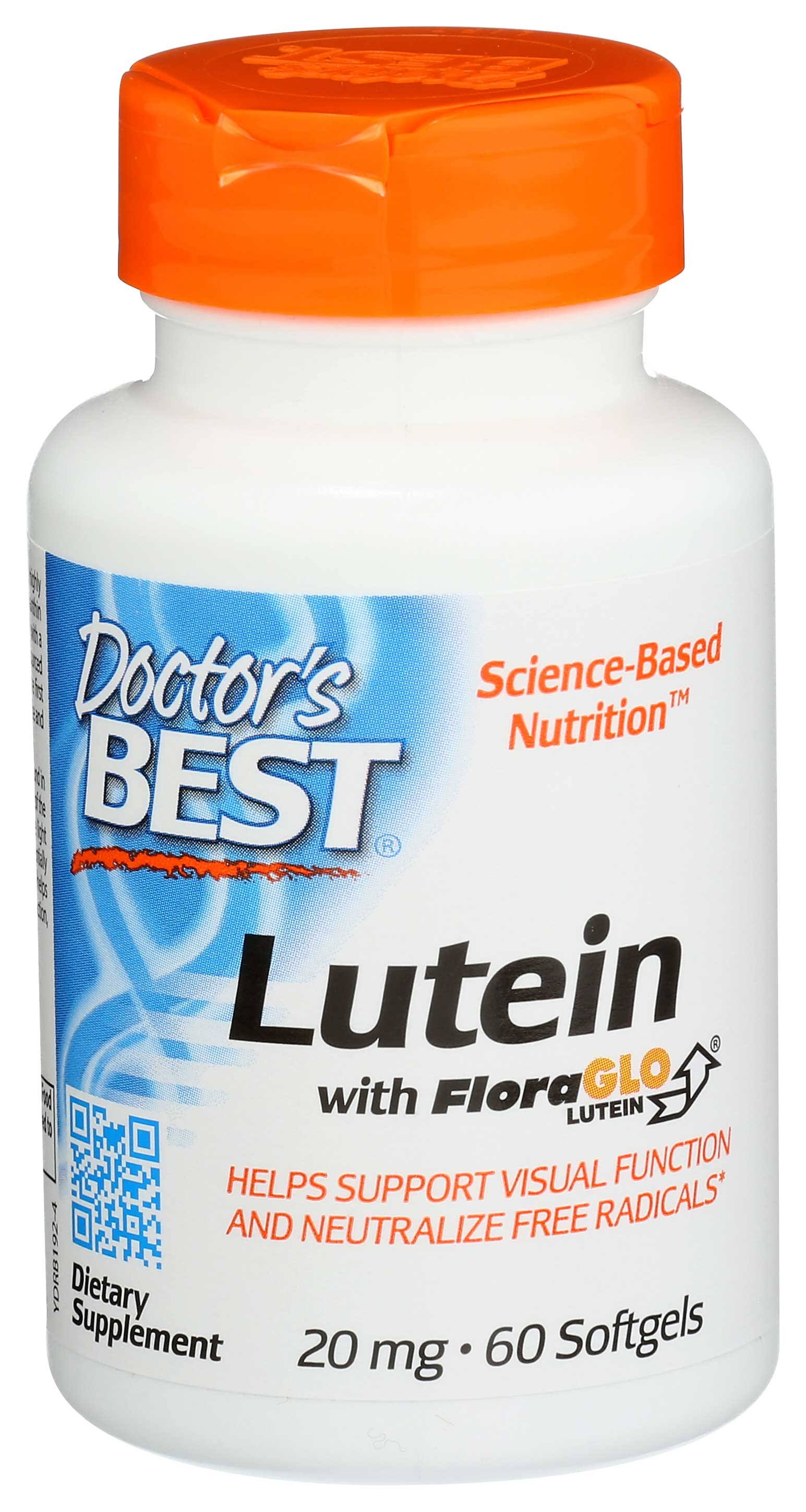 Doctor's Best Best Free Lutein Dietary Supplement - 20mg, 60ct