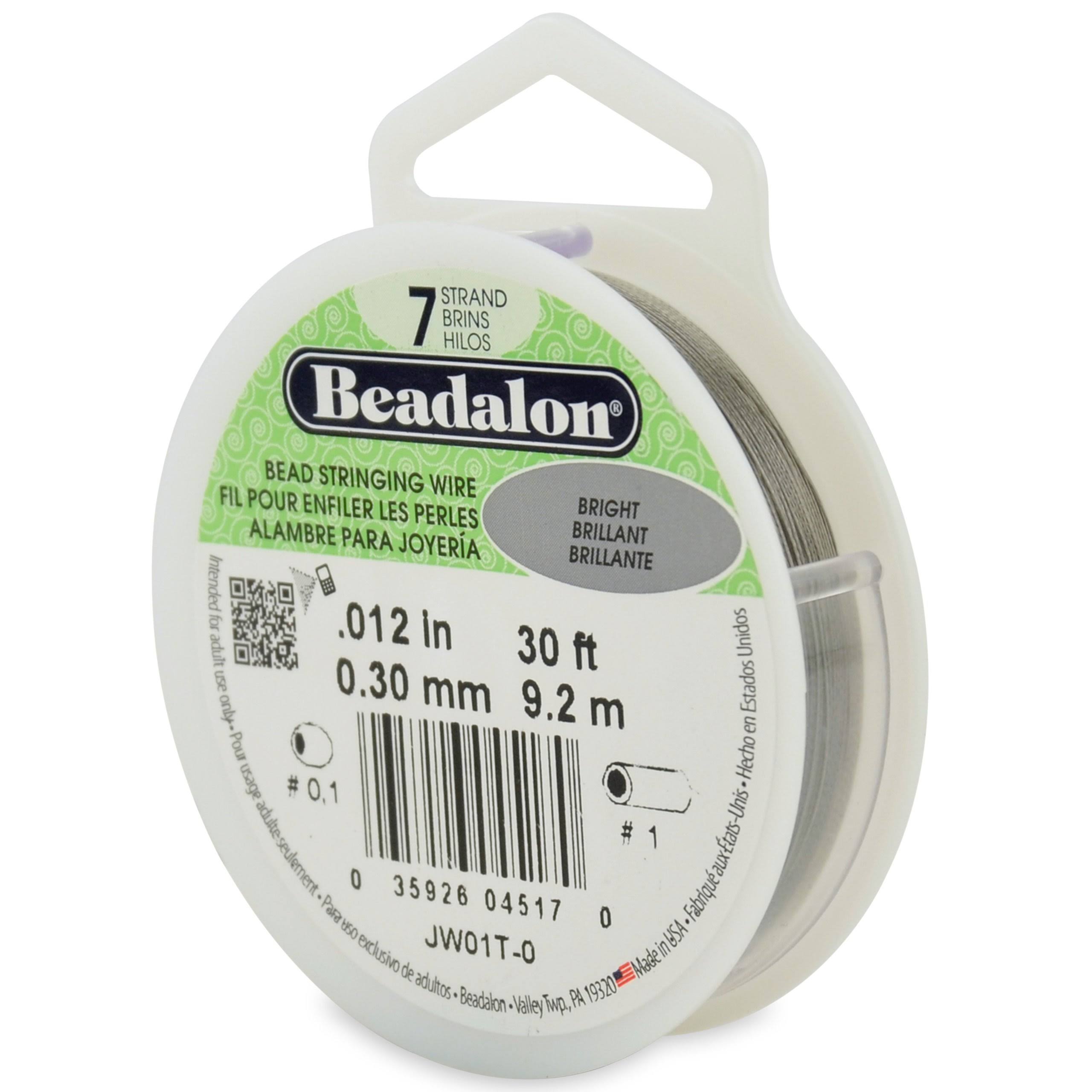 Beadalon 7-Strand Stringing Wire - .30mm Dia, 30'