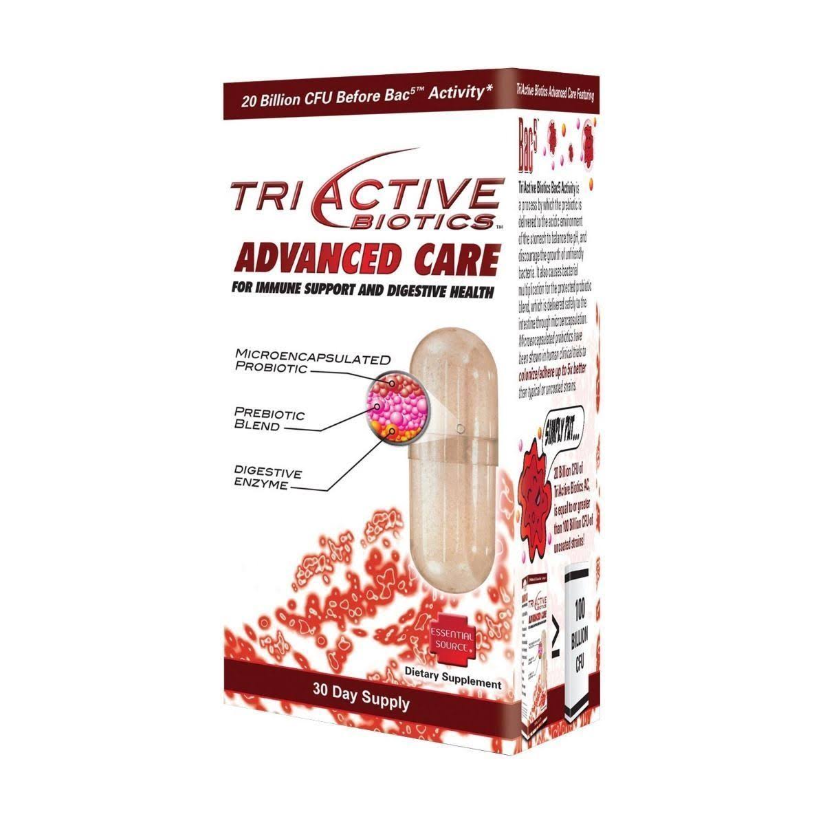 Essential Source TriActive Biotics Advanced Care Colon Cleanse Capsules - x30