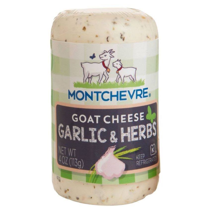 Montchevre Garlic and Herbs Goat Cheese - 4oz