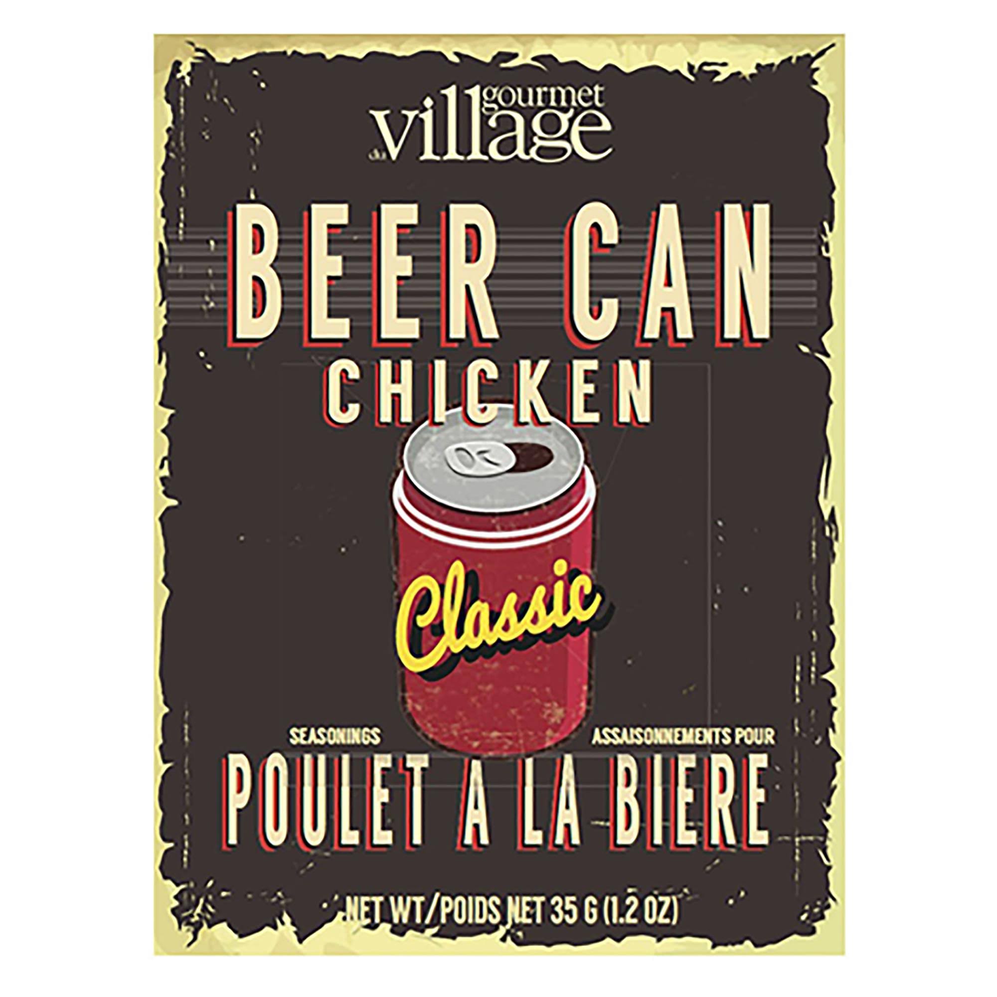Gourmet Du Village Classic Beer Can Chicken Seasoning Box