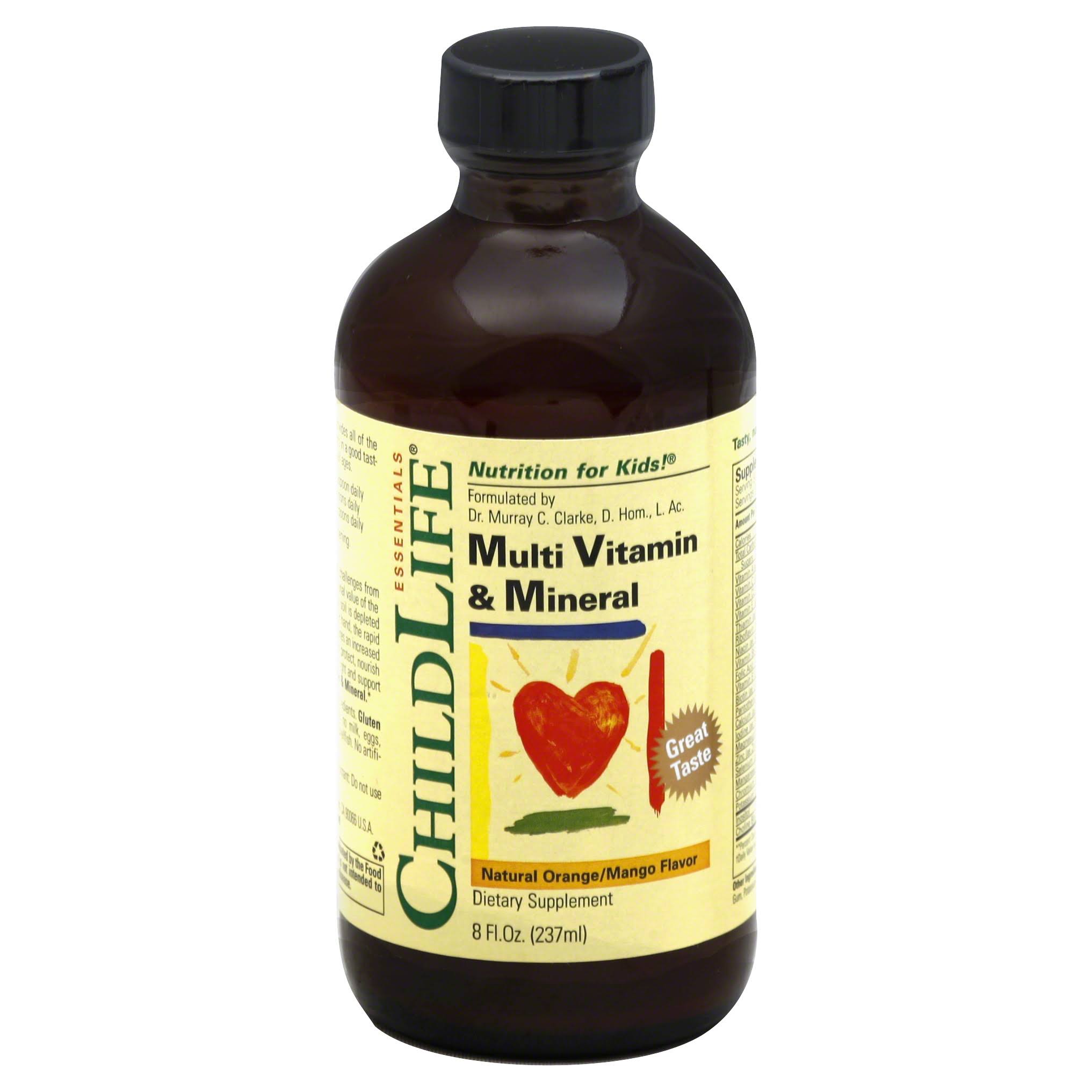 ChildLife Essentials Multi-Vitamin & Mineral Dietary Supplement - 237ml