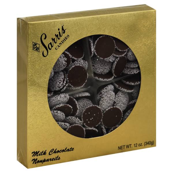 Sarris Candies Nonpareils, Milk Chocolate - 12 oz