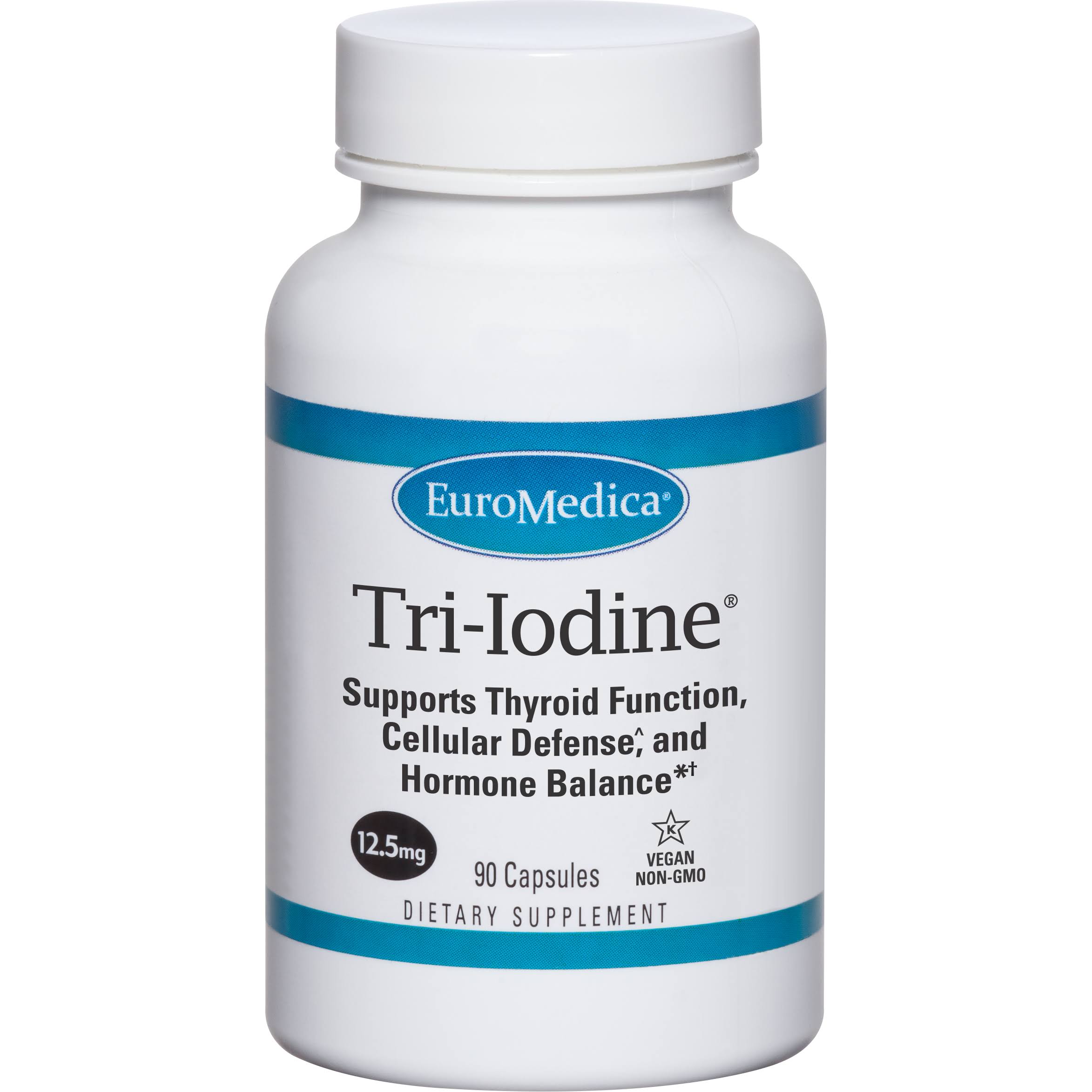Euromedica Tri-Iodine Supplement - 90 Capsules