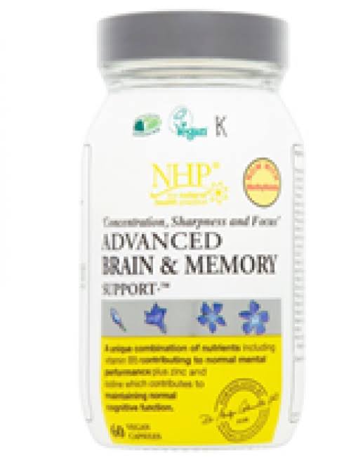 NHP Advanced Brain and Memory Support Supplement - 60ct