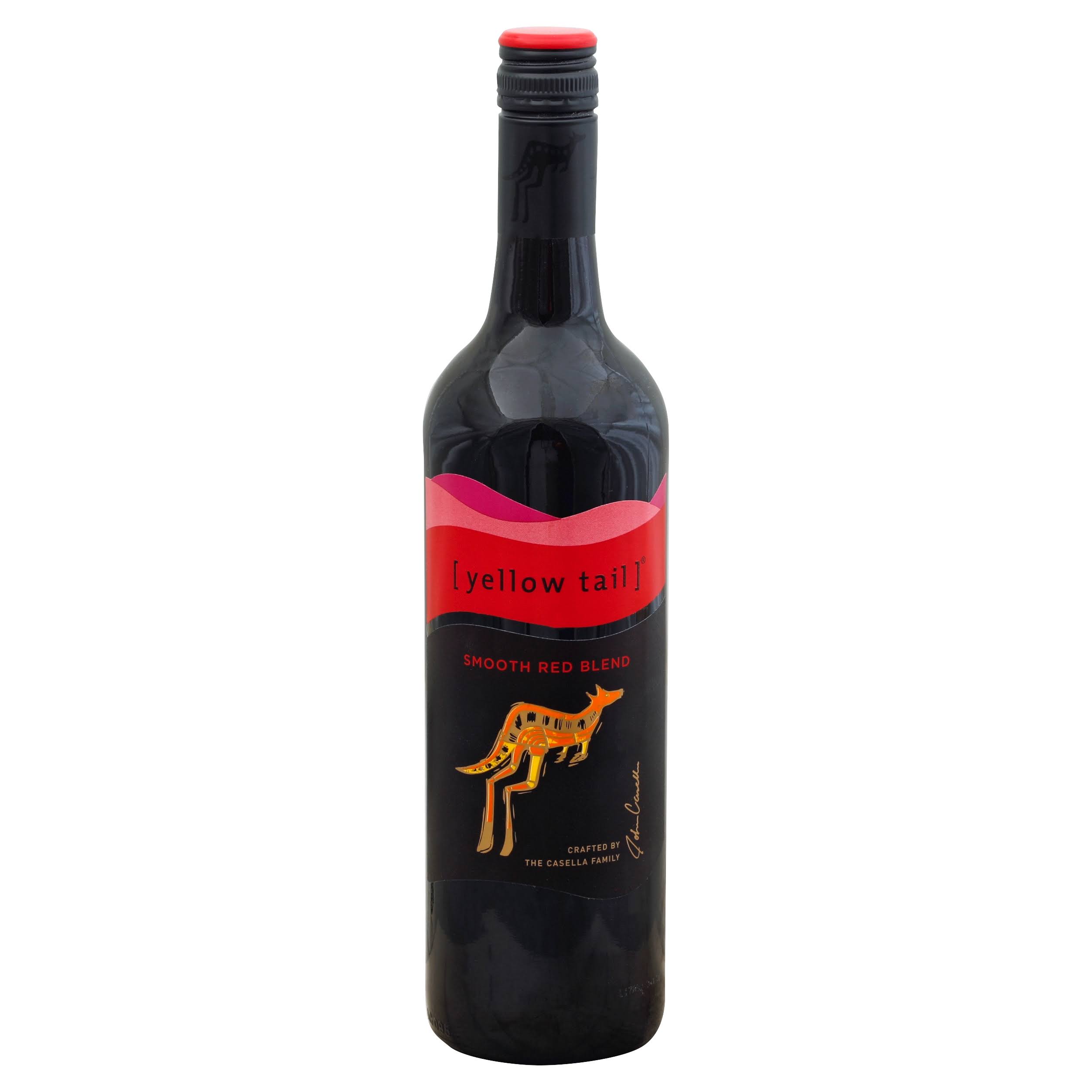 Yellow Tail Red Wine, Smooth Red Blend - 750 ml