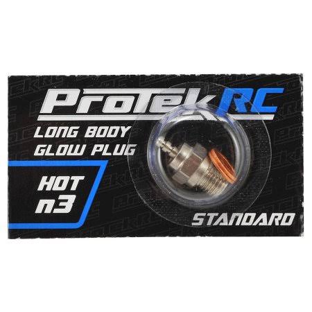 Protek RC N3 Hot Standard Glow Plug (.12 and .18 Engines)