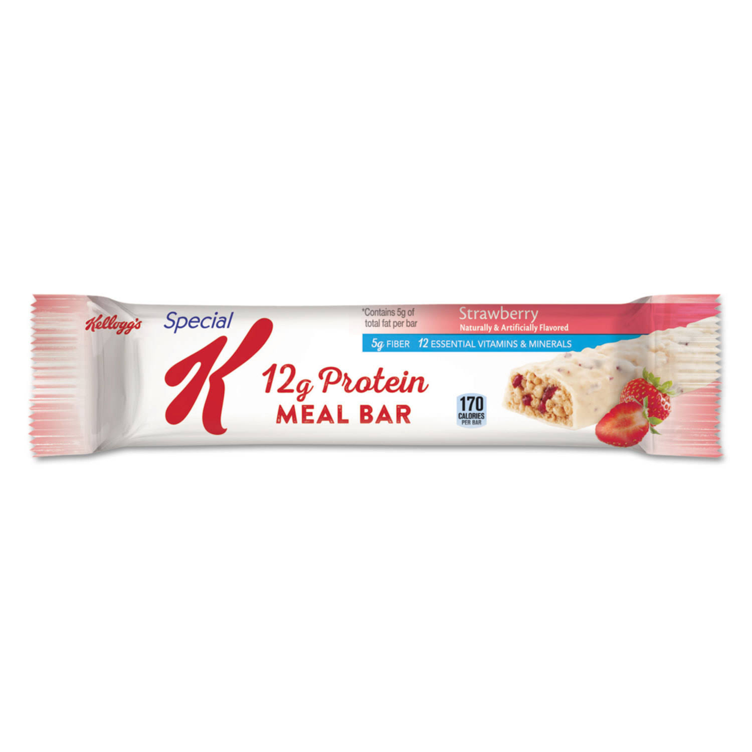 Special K Protein Meal Bar, Strawberry, 1.59oz, 8/Box