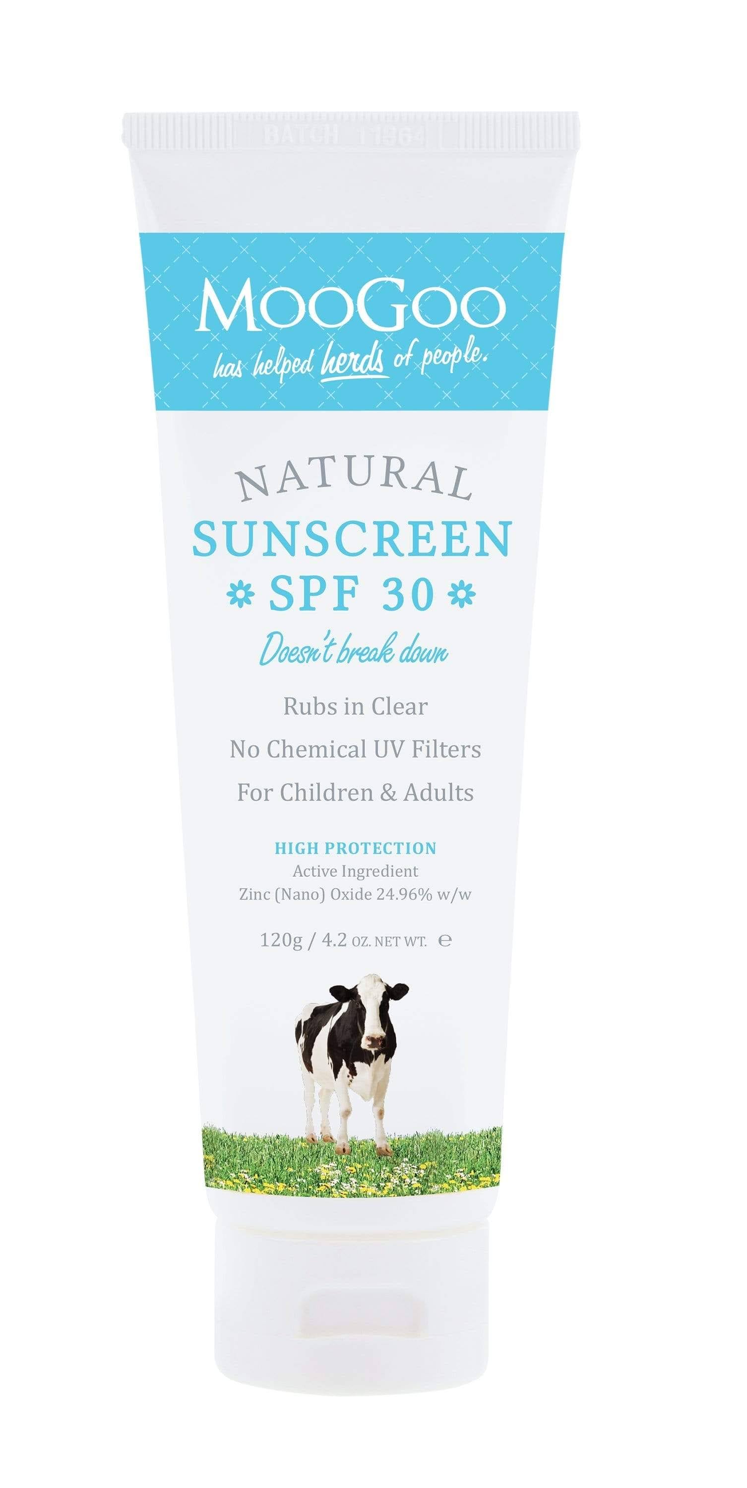 MooGoo - Natural Sunscreen - SPF 30 - 120g
