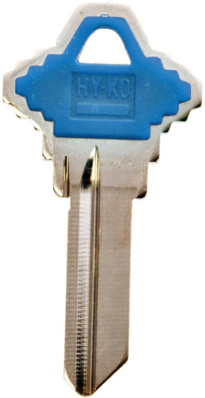 HY-KO 13005SC1PB Key Blank, Plastic, For: Schlage Cabinet, House Locks and Padlocks