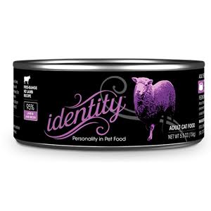Identity 95% Free Range NZ Lamb Canned Cat Food 5.5oz 24 Case